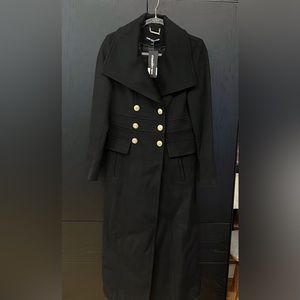 Karl Largerfield Wool Blend Pea Coat Womens Size Small NWT